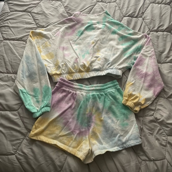 Aéropostale Fleece Tie Dye Lounge Set - Picture 4 of 6
